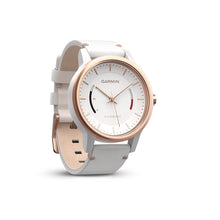 Load image into Gallery viewer, Garmin Vivomove Classic w/ Leather Band (certified refurbished) White/Rose Gold