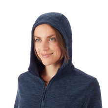 Load image into Gallery viewer, Mammut Women's Yadkin ML Hooded Jacket Peacoat Melange-Peacoat L