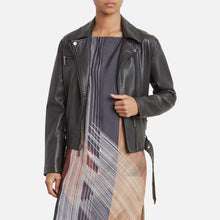 Load image into Gallery viewer, Kenneth Cole New York Women's Classic Motorcycle Jacket
