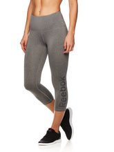 Load image into Gallery viewer, Reebok Women's Team Highrise Capri Leggings
