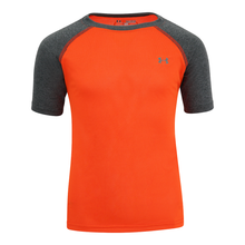 Load image into Gallery viewer, Under Armour Boys' Two-Tone Small Logo S/S Shirt
