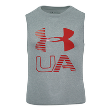 Load image into Gallery viewer, Under Armour Boys' UA Graphic Big Logo Sleeveless Shirt
