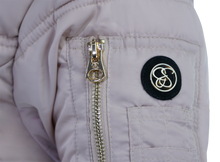 Load image into Gallery viewer, Jessica Simpson Women's Fur Trimmed Sherpa Lined Quilted Puffer Jacket Champagne S
