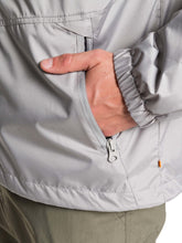 Load image into Gallery viewer, Quiksilver Men's Waterman Shell Shock Water-Resistant Windbreaker Flint Grey S
