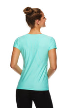 Load image into Gallery viewer, Reebok Women's Fitted Performance Reverse Marled Jersey T-Shirt
